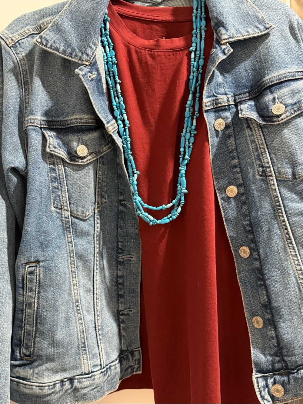 Loewe Turquoise Multi-Strand Beaded Necklace